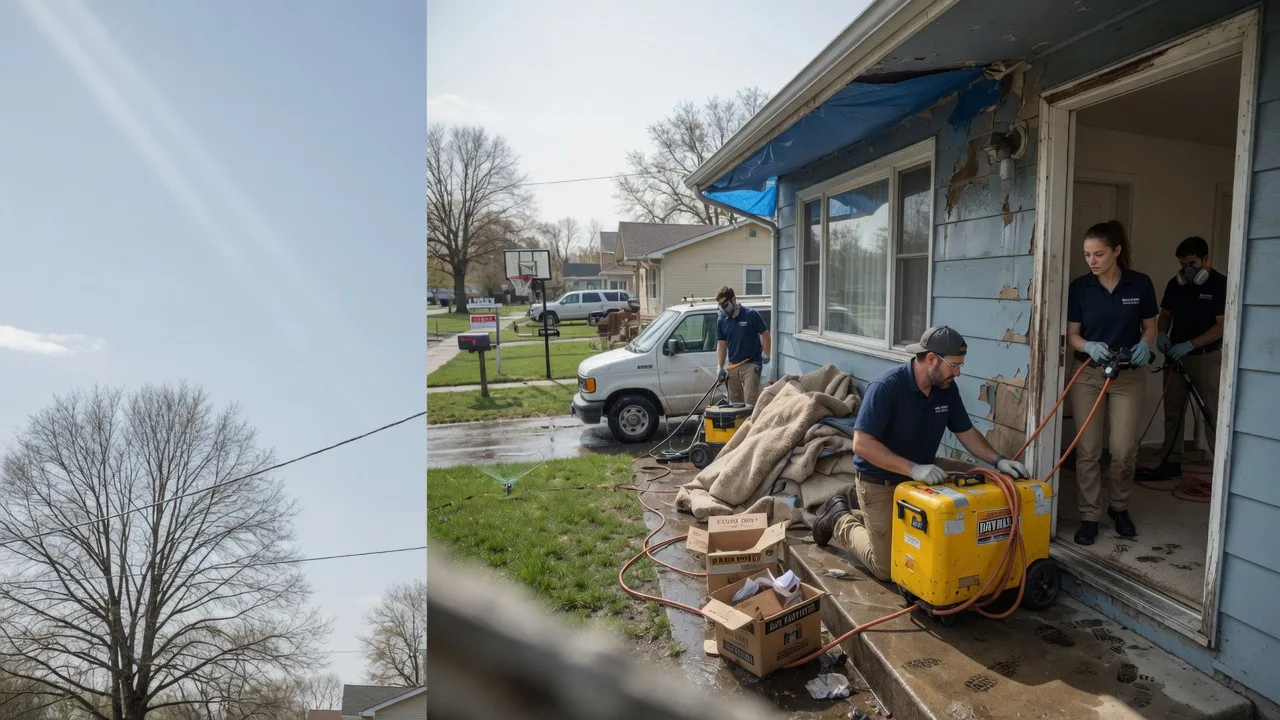 Basement Flood Cleanup in Colfax, IL near me